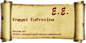 Engyel Eufrozina névjegykártya